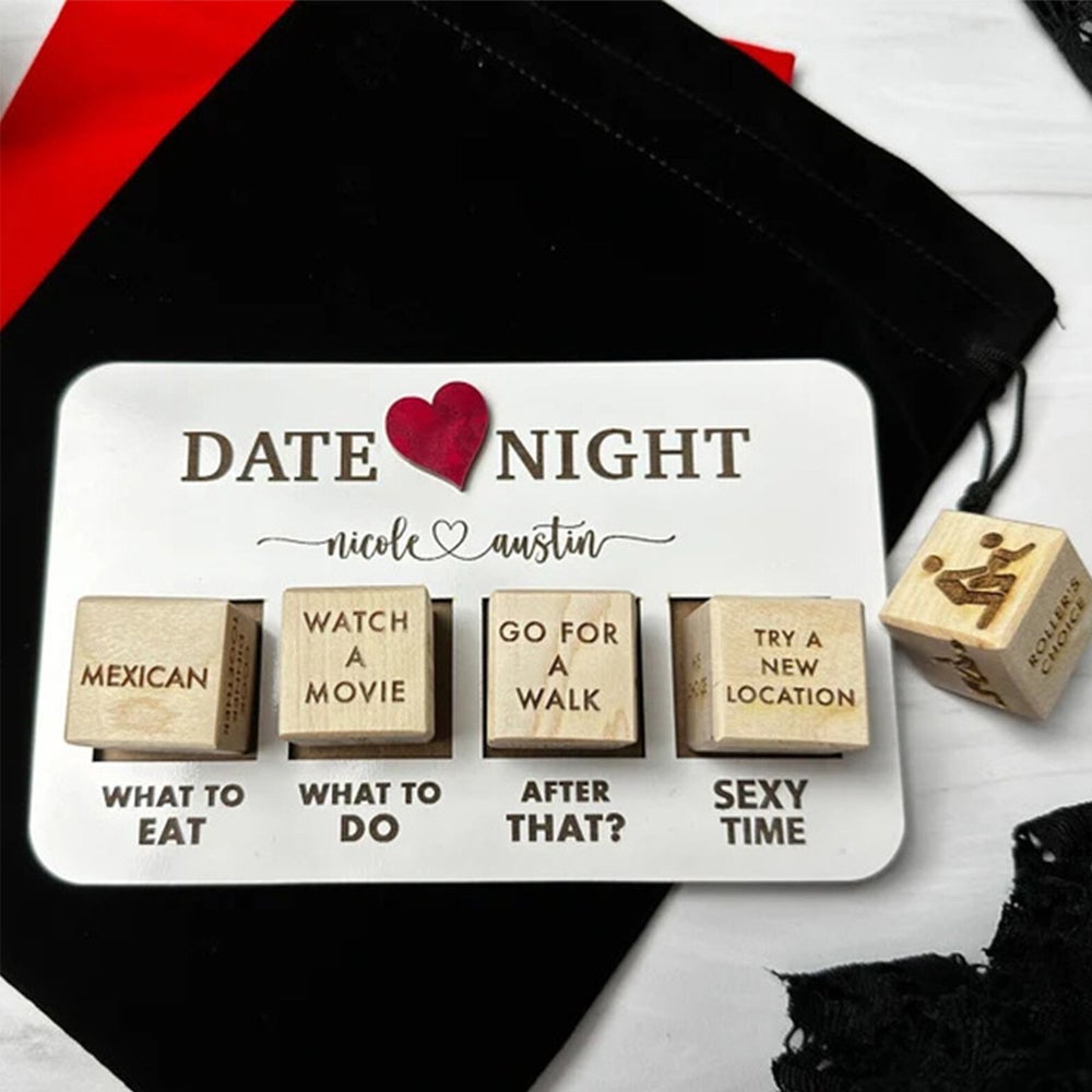Buy 5Pcs Date Night Dice After Dark Edition Wooden Dice Game for Couples Couples  Games Date Night Ideas - MyDeal