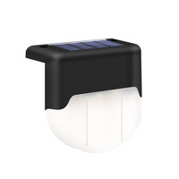 6pcs/12pcs/18pcs Solar Powered Deck Lights Waterproof Outdoor Path Garden Stairs Lights Fence Lamps