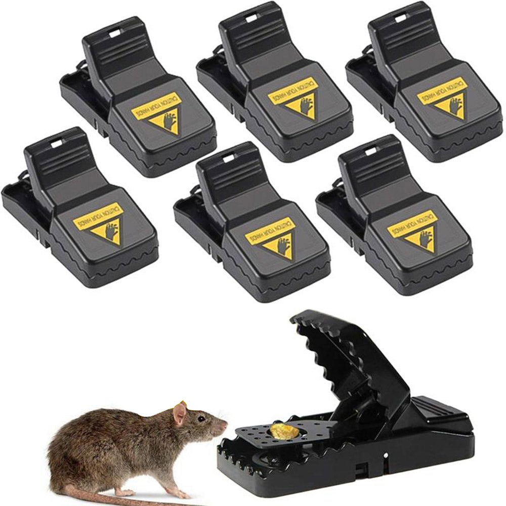 6pcs/12pcs Mouse Traps Reusable Mice Catching Traps Mouse Pest Killer Mouse Snap Traps Home Rodent Catchers