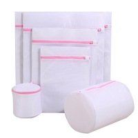 6pcs/Set Laundry Wash Bags Sock Washing Organizer Zipper Clothes Mesh Bags