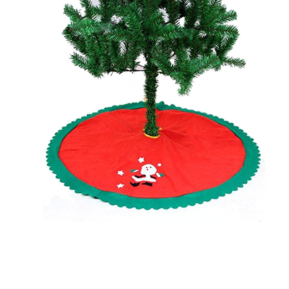 90cm Christmas Tree Skirt Reusable Christmas Tree Skirt Decoration Christmas Home Decoration Carpet