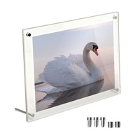 Acrylic Picture Frames Clear Photo Frame for Photo Postcards