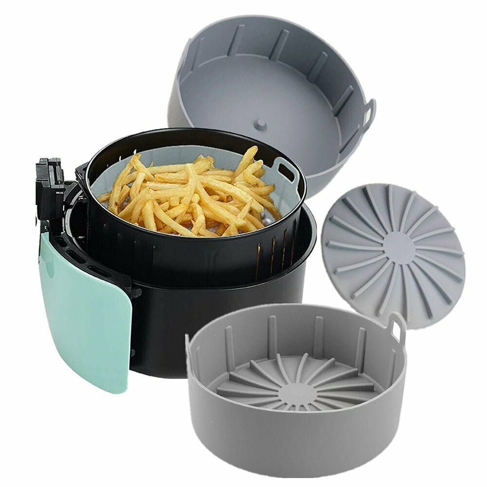 Air Fryer Silicone Pot Air Fryers Oven Accessories Baking Tray