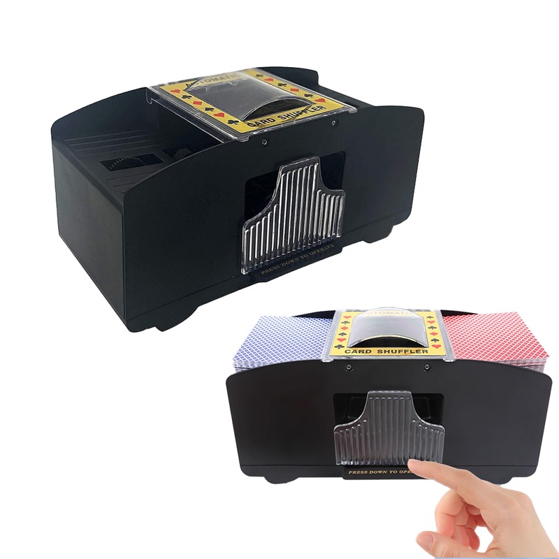 AOKUY Automatic Card Shuffler For 1-2 Decks, Rechargeable 2000mAh