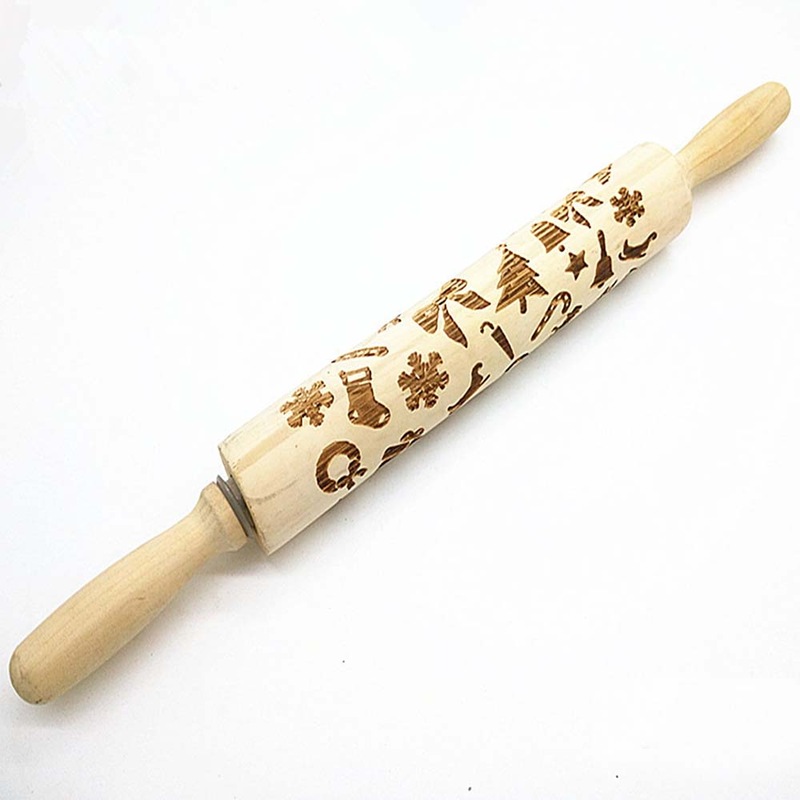 Baking Embossed Rolling Pin Wooden Pattern Rolling Pin Buy Rolling