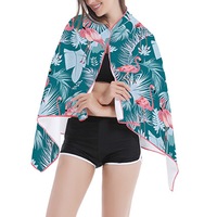 Beach Towel Swim Towel Sand Free Quick Dry Microfibre Ladies Printed Scarves Shawls
