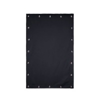 Blackout Blinds Curtain for Window Travel Portable Anti Sunlight Blind Black