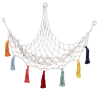 Boho Plush Toy Hammock Net Organizer Stuffed Animals Hanging Toys Kids Room Storage
