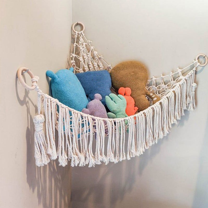 Buy Boho Plush Toy Hammock Net Organizer Stuffed Animals Hanging Toys Kids  Room Storage - MyDeal