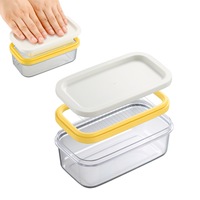 Butter Cutter Slicer Cheese Tool Butter Container with Lid