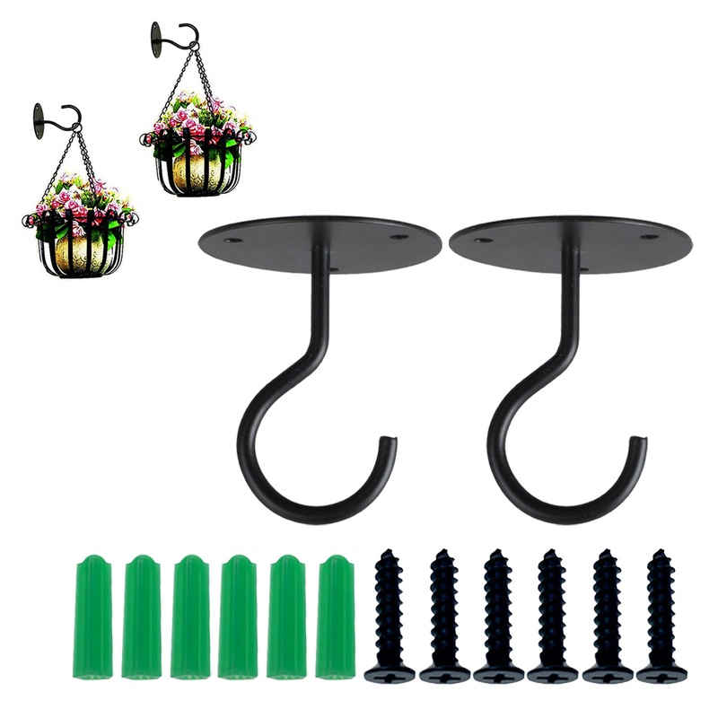 Buy Ceiling Swag Hook Metal Plant Bracket Wall Mount for Hanging Plants