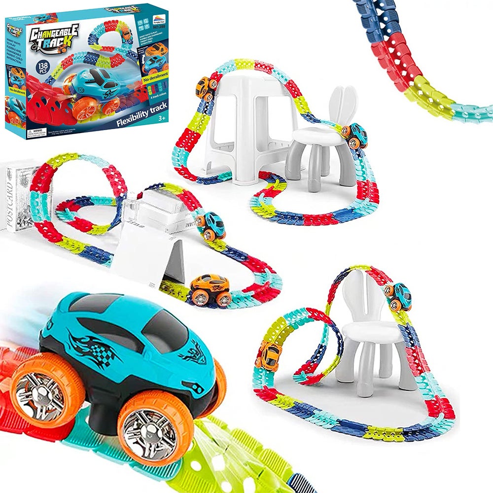 Bendable cheap car track