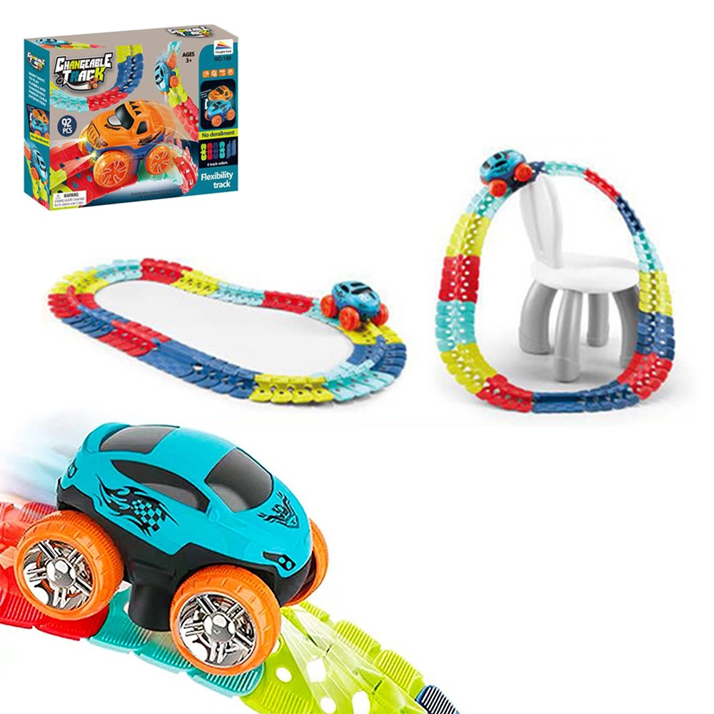 Glowing race hot sale track toy