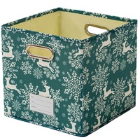 Christmas Cube Containers Stackable Storage Box for Office Bedroom Clothes Toys Organized
