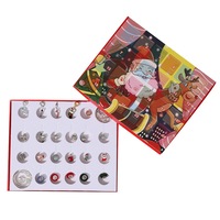 Christmas Gift Idea Santa Clause Christmas Jewellery Advent Calendar with Bracelets Set