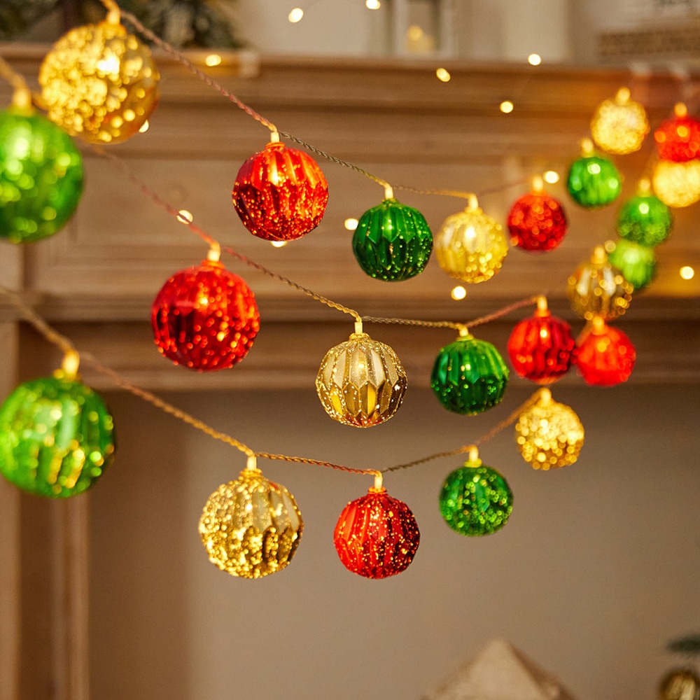 Tree balls deals christmas lights