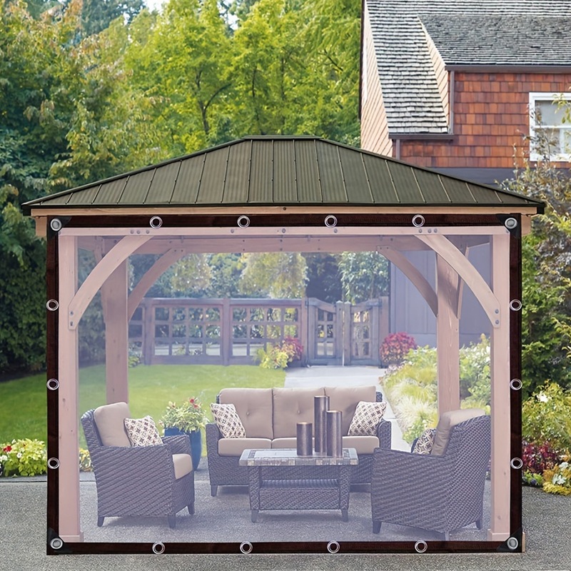 Buy Clear Heavy Duty Tarp Clear Plastic Tarps with Grommets Outdoor