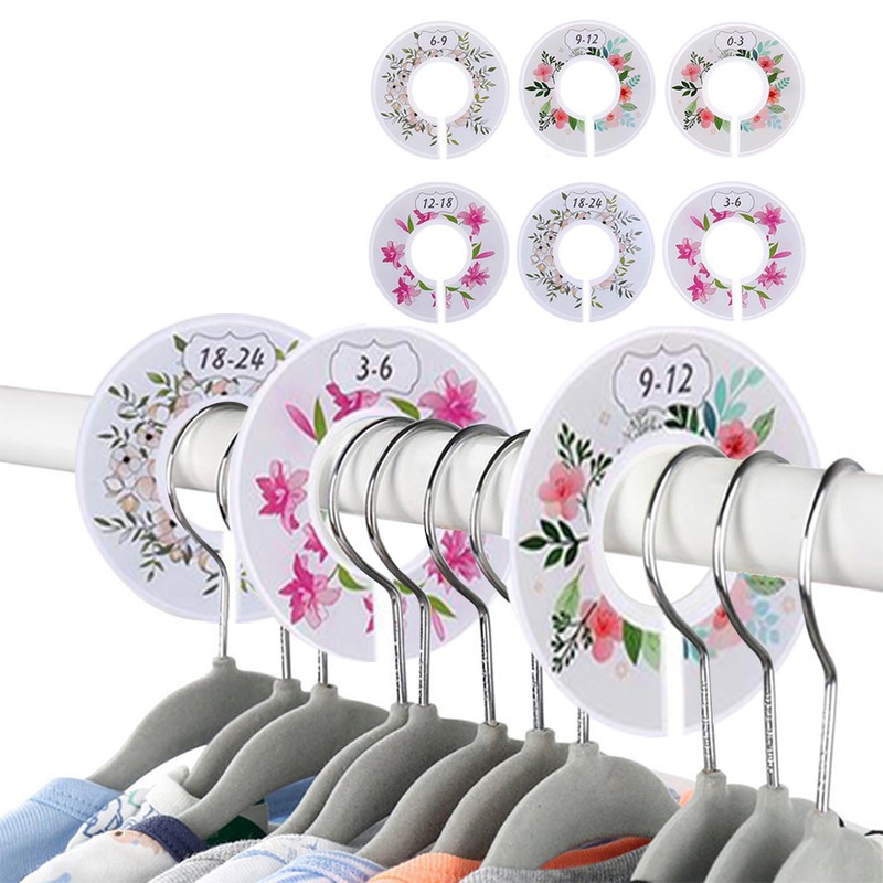 Buy Clothing Rack Clothing Closet Rack Size Dividers Hangers Separator ...