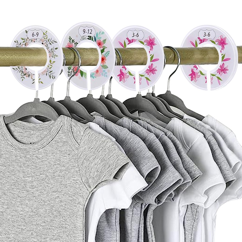 Buy Clothing Rack Clothing Closet Rack Size Dividers Hangers Separator ...