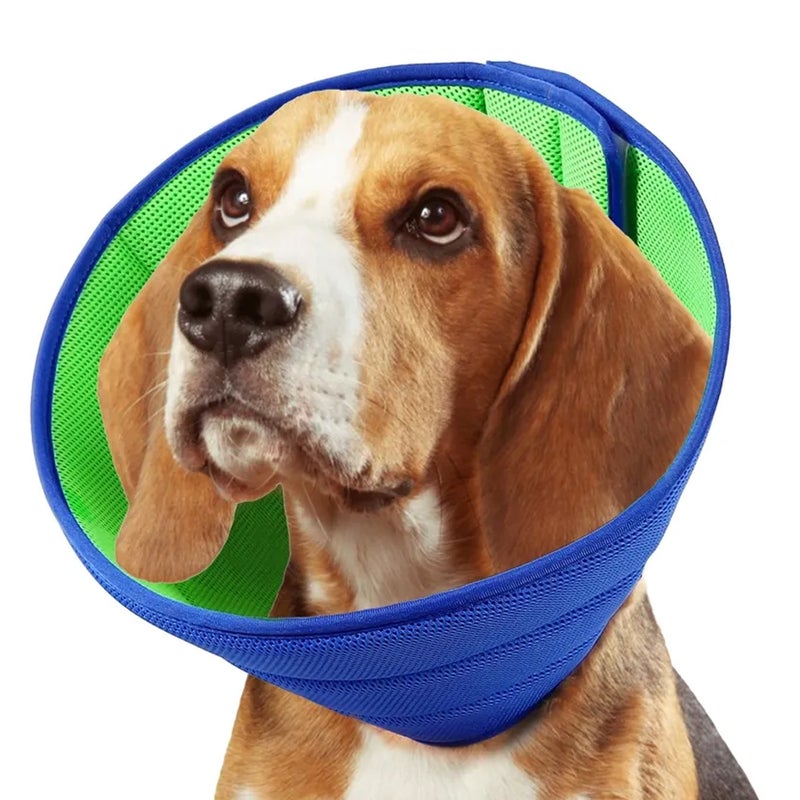 Buy Cone Dog Collar Breathable Stop Licking Neck Collar for Dogs After  Surgery - MyDeal