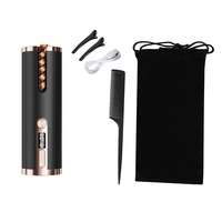 Cordless Hair Curler USB Rechargeable Auto Rotating Hair Curling Tool Hair Waver