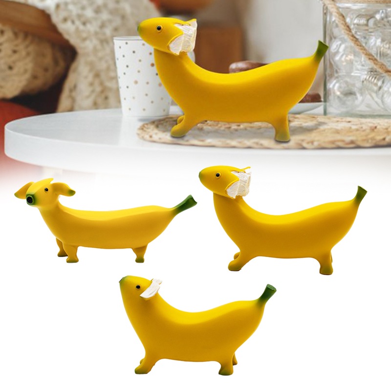 Buy Cute Banana Dog Garden Statues Figurines Ornaments for Home Garden Personalized Gift MyDeal