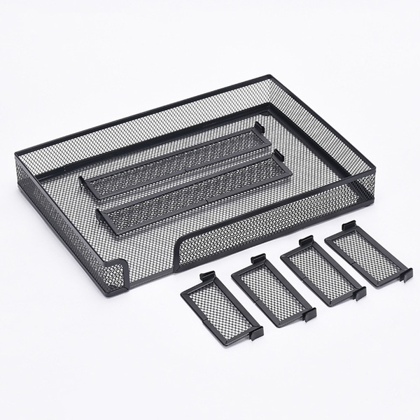 Buy Desk Drawer Organizer Mesh Drawer Organizer Tray with 6 Adjustable