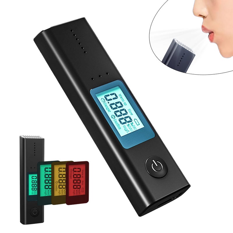 Alcohol Breathalyzer, Professional-Grade Accuracy Breath Alcohol Tester,  Portable Alcohol Breath Tester Digital Personal Alcohol Detector with  Digital