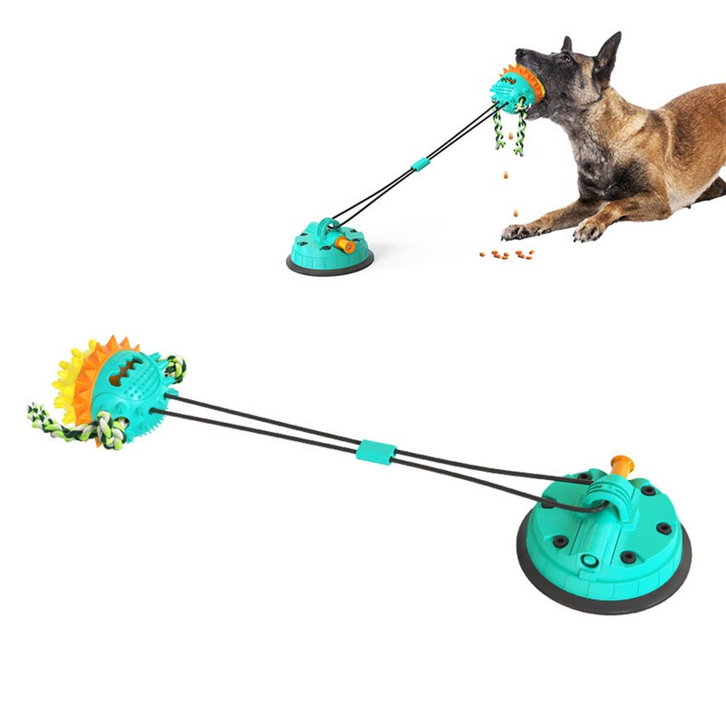 Suction Cup Dog Toy, Dog Chew Toy, Interactive Rope Ball with Powerful  Sucker