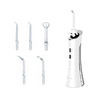 Electric Cordless Water Flosser Oral Irrigator Dental Teeth Cleaner Waterproof Teeth Care Cleaner Flosser