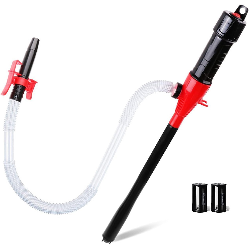 Electric Liquid Transfer Pump Portable Battery Operated Water Fuel Siphon Extractor For Gasoline