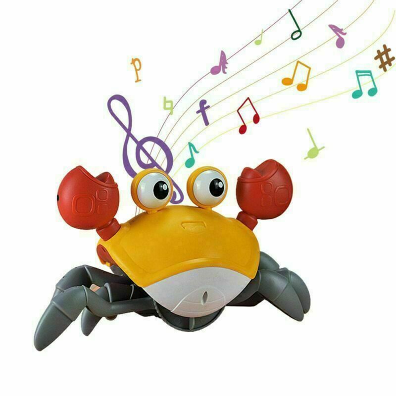 Buy Electric Music Crawling Crab Baby Toy With Led Light Up For Kids