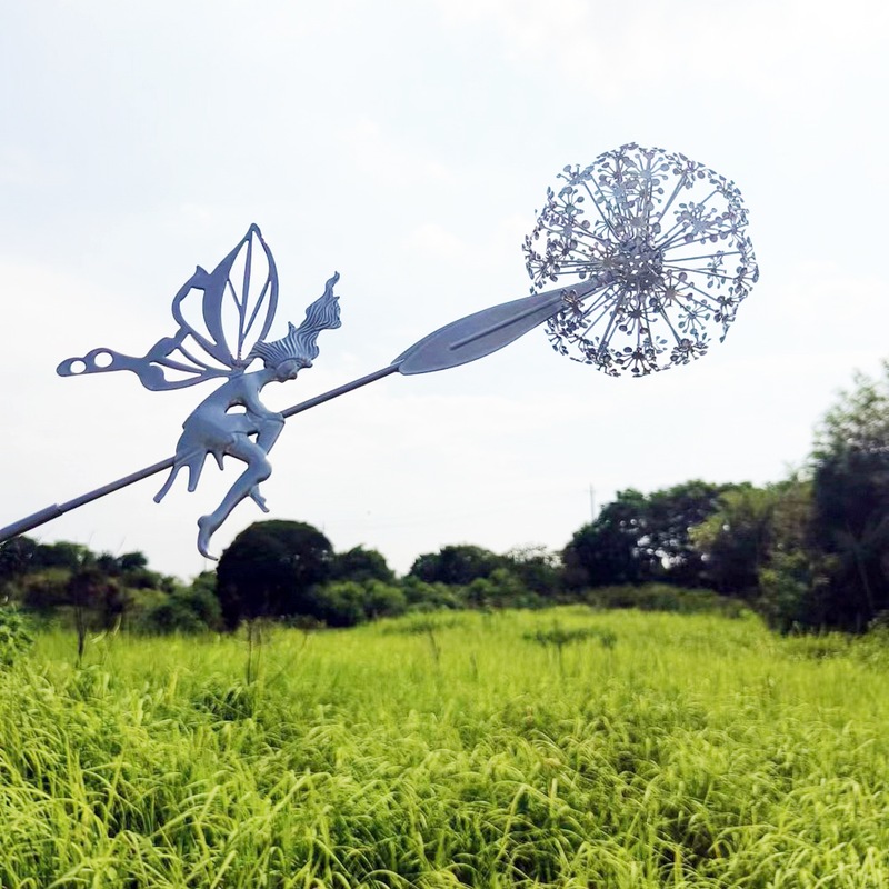 Buy Fairies Dandelions Dance Together Outdoor Garden Statue Stainless