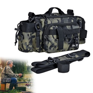 Fishing Tackle Bags Single Shoulder Crossbody Bag Waist Pack Fish Lures Gear Bag