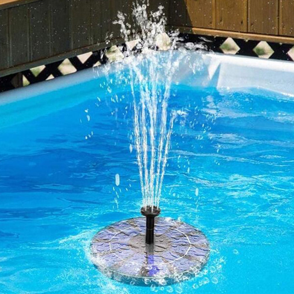 Floating Solar Fountain Pump Water Panel Power Kit Pool Garden Pond Submersible