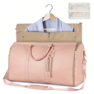 Foldable Travel Bag Garment Duffle Bag Large Capacity Folding Duffel Bag with Mini Pocket