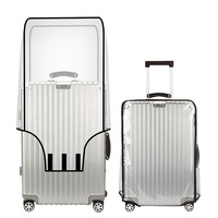 Full Transparent Luggage Protector Cover Waterproof PVC Trolley Suitcase Cover