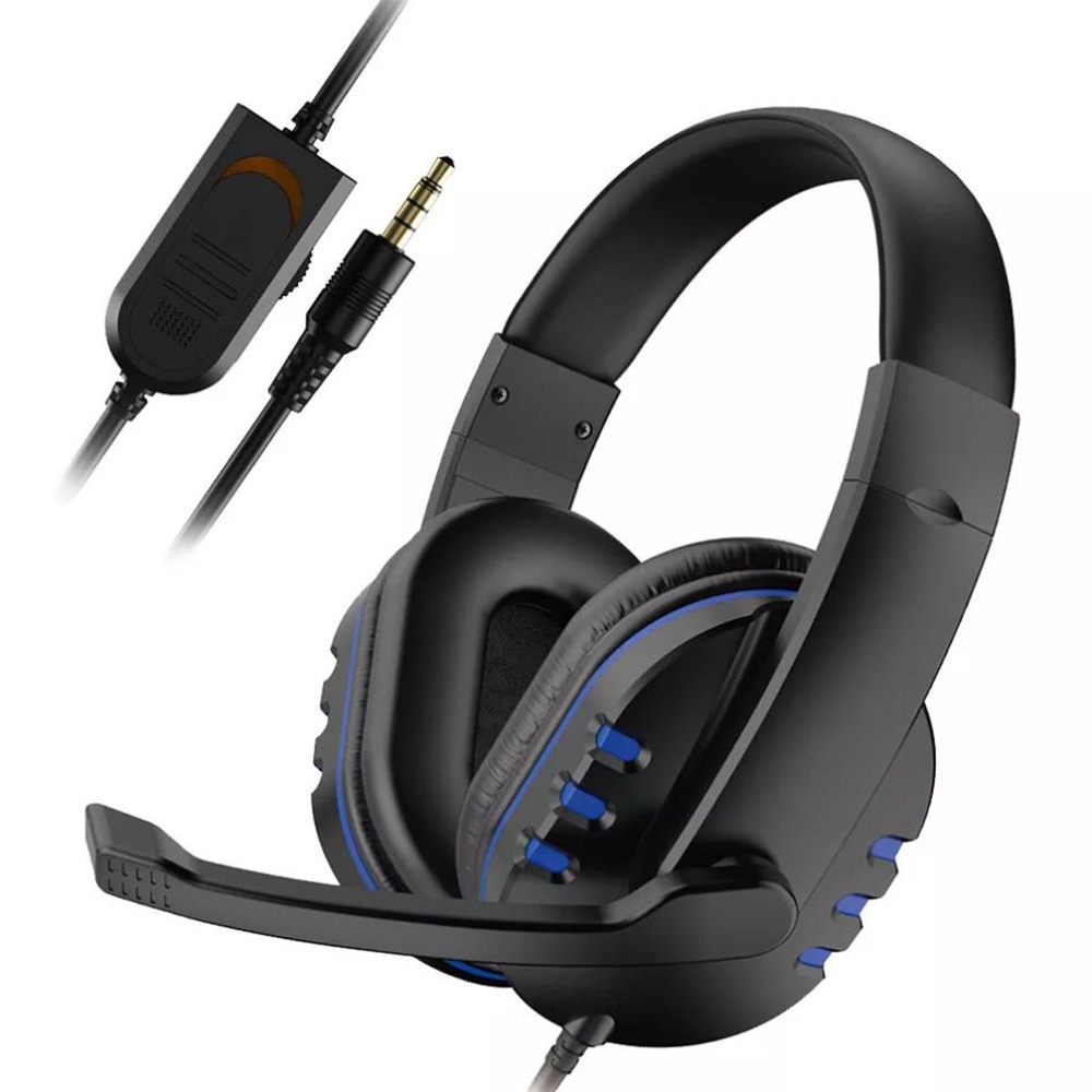 Buy Gaming Headset Headphone with Microphone Volume Wired for PS4 PS5 ...
