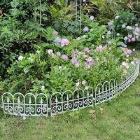 Garden Plastic Fence Border Edging Panel Lawn Covers Yard Outdoor Decor
