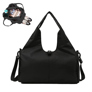 Gym Tote Bag with Shoe Compartment for Women Travel Duffel Bag Yoga Mat Holder