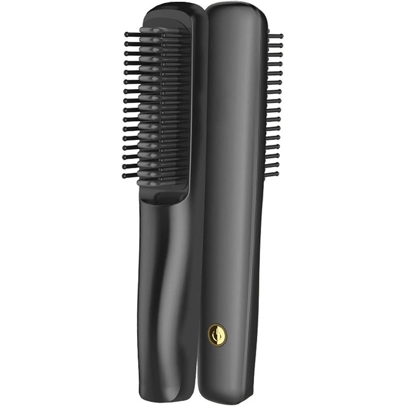 Buy Hair Straightener Brush Negative Ion Heating Hair Straightening