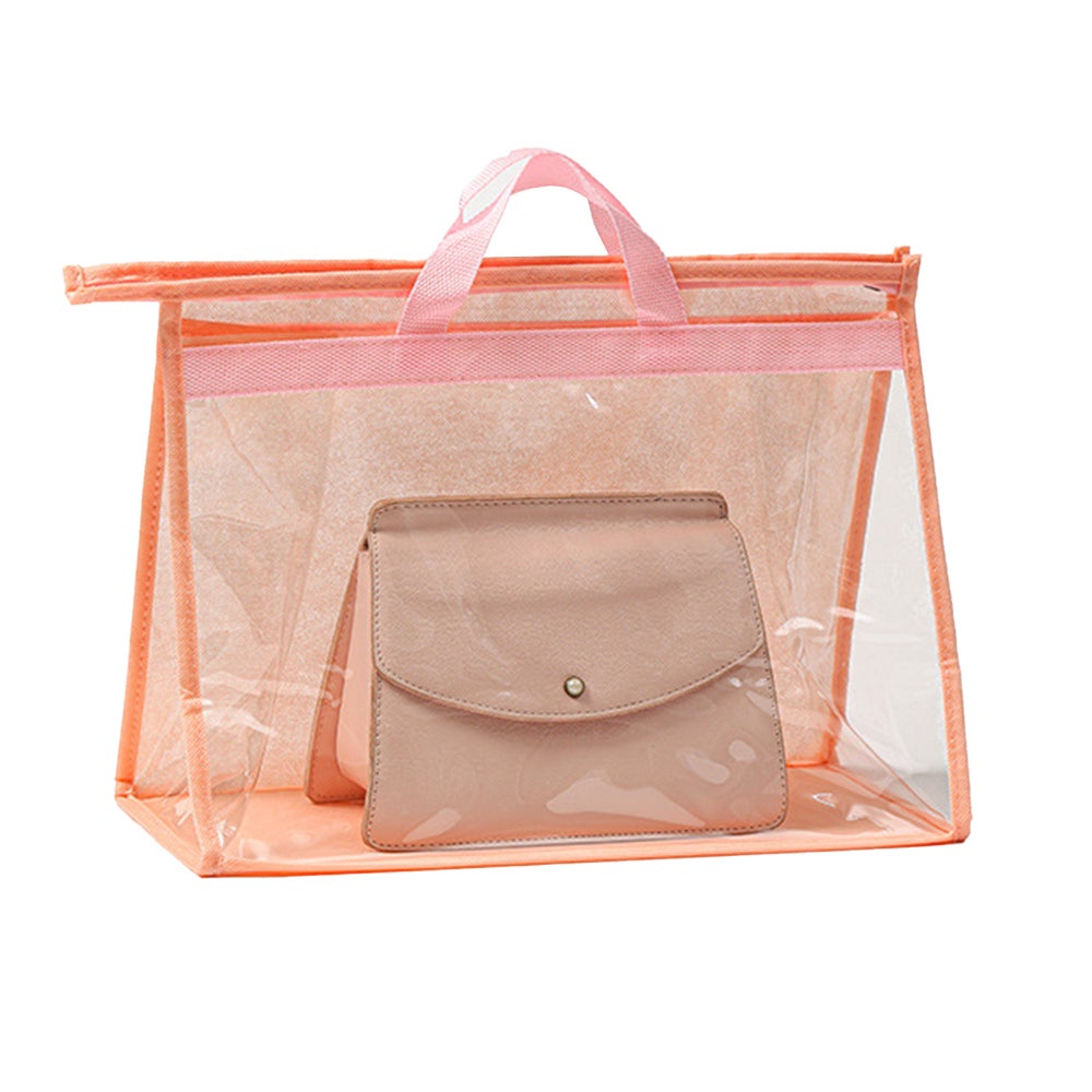1x Handbag Dust Storage Bag Clear Purse Organizer Hanging Zipper Waterproof  | eBay
