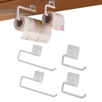 iOPQO Command Hook Multifunction Punch-Free Paper Towel Rack Hanging  Storage Rack Hookup For Bathroon Kitchen Hooks For Hanging 