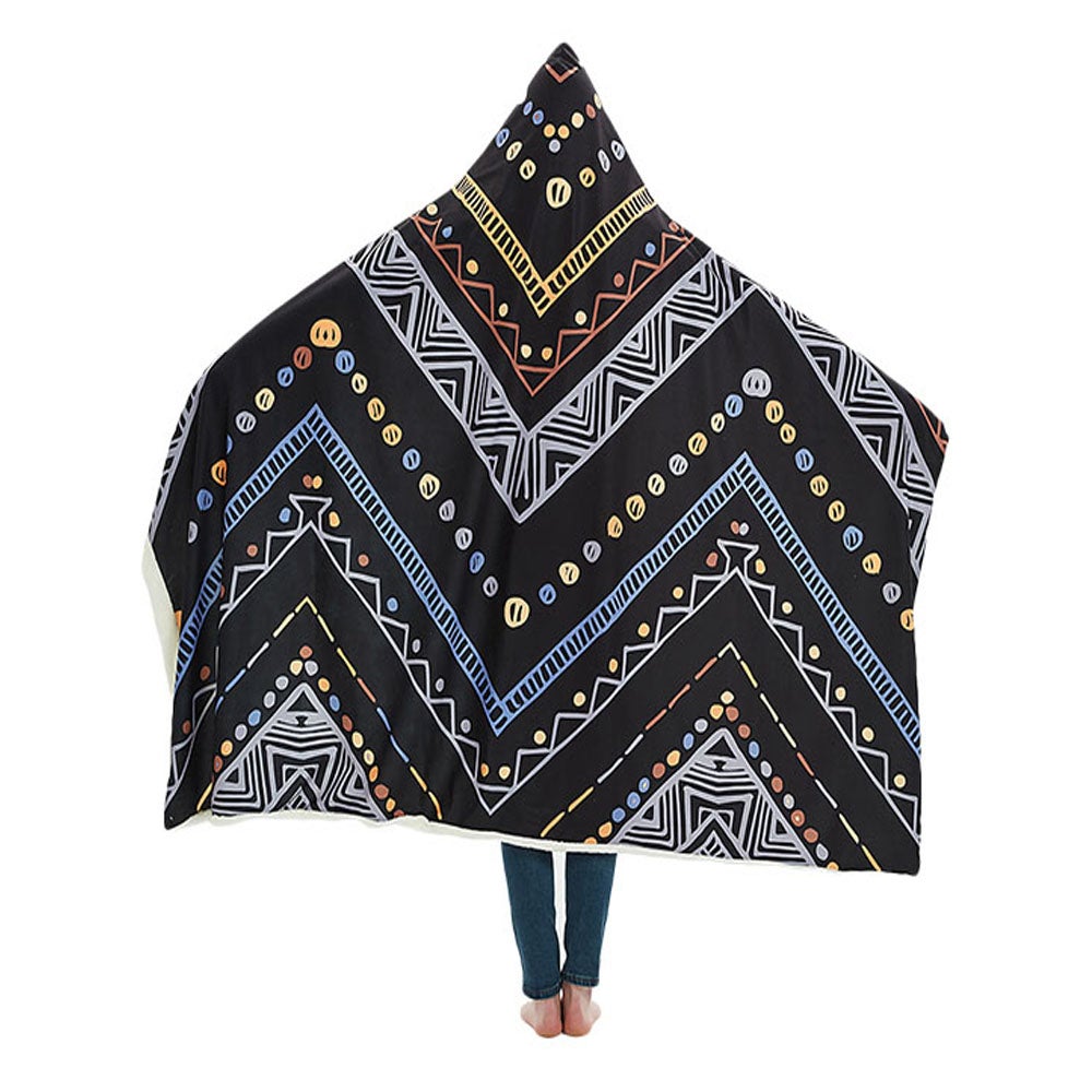Hoodie Plush Blanket for Adult Hooded Blanket