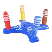 Inflatable Floating Cross Ring Toss Game Throwing Toy