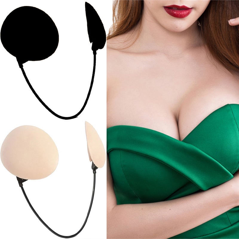 New!! Invisible Bra Push-Up Frontless Breast Lift Up Deep Covers Backless AU