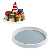 Kitchen Rotating Condiment Storage Rack Storage Tray Non-Slip Spice Rack