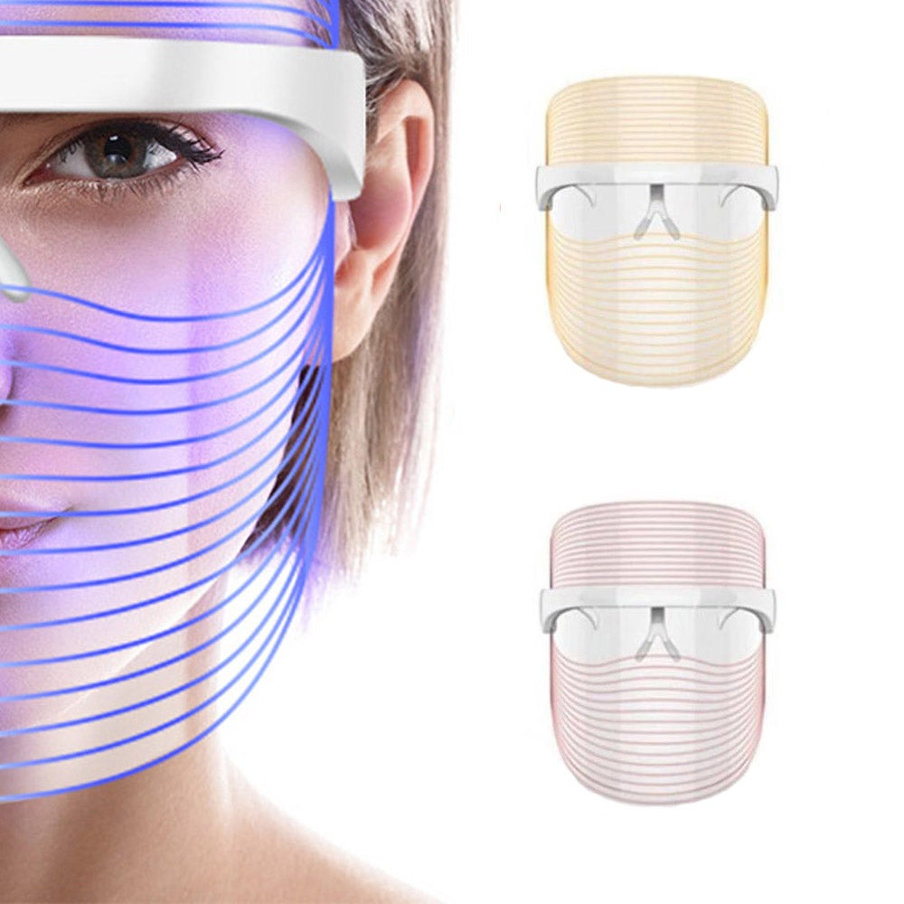 LED Light Photon Therapy Mask Facial Neck Anti-aging Treatment