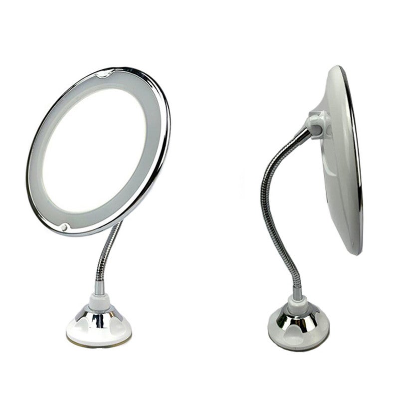 Magnifying 10X Makeup Vanity Mirror Wall Mounted Rotated Cosmetic Mirror