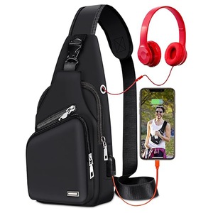 Men Chest Bag Shoulder Backpack Man Sling Cross Body Satchel Travel Bag